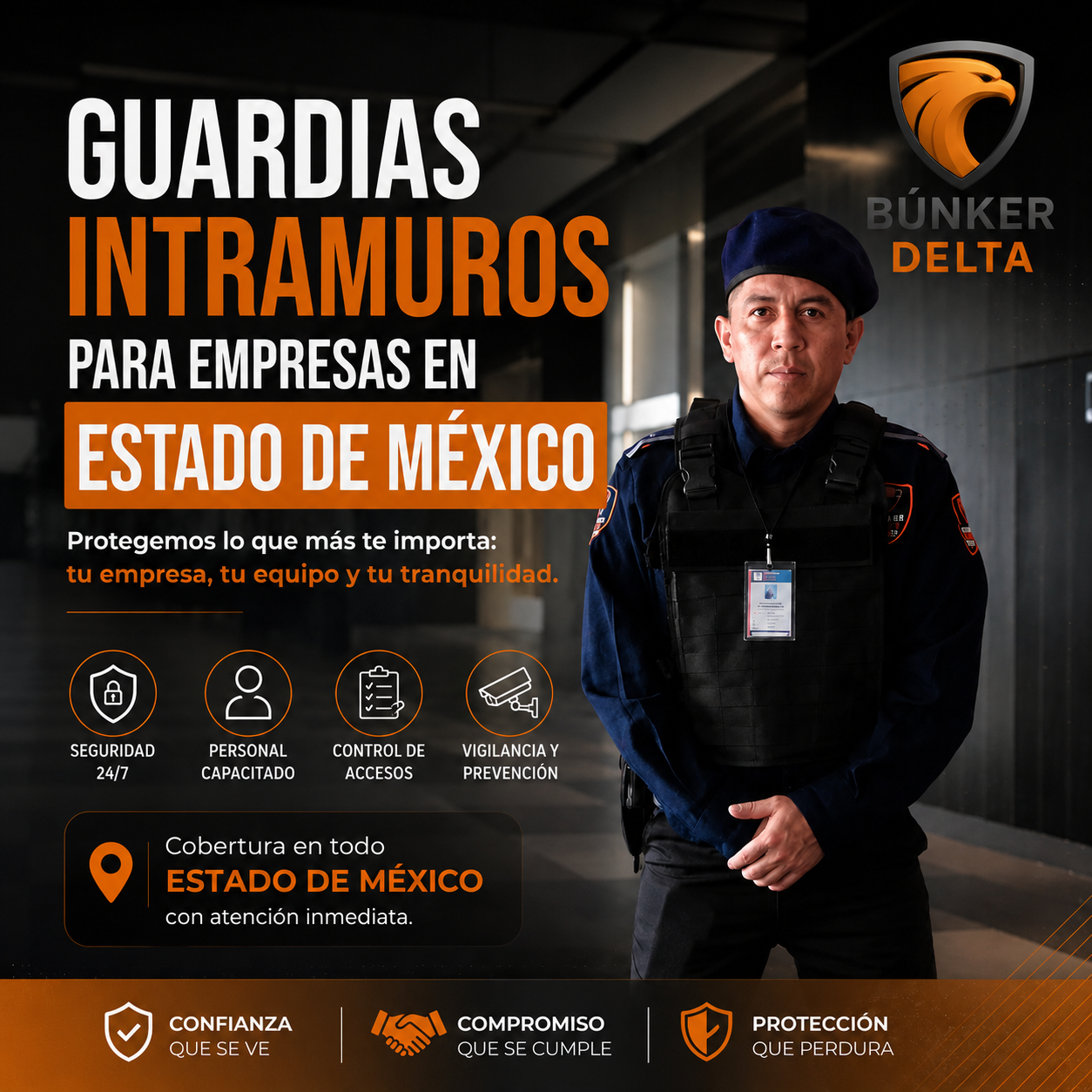 Guardias de seguridad privada en Tecámac