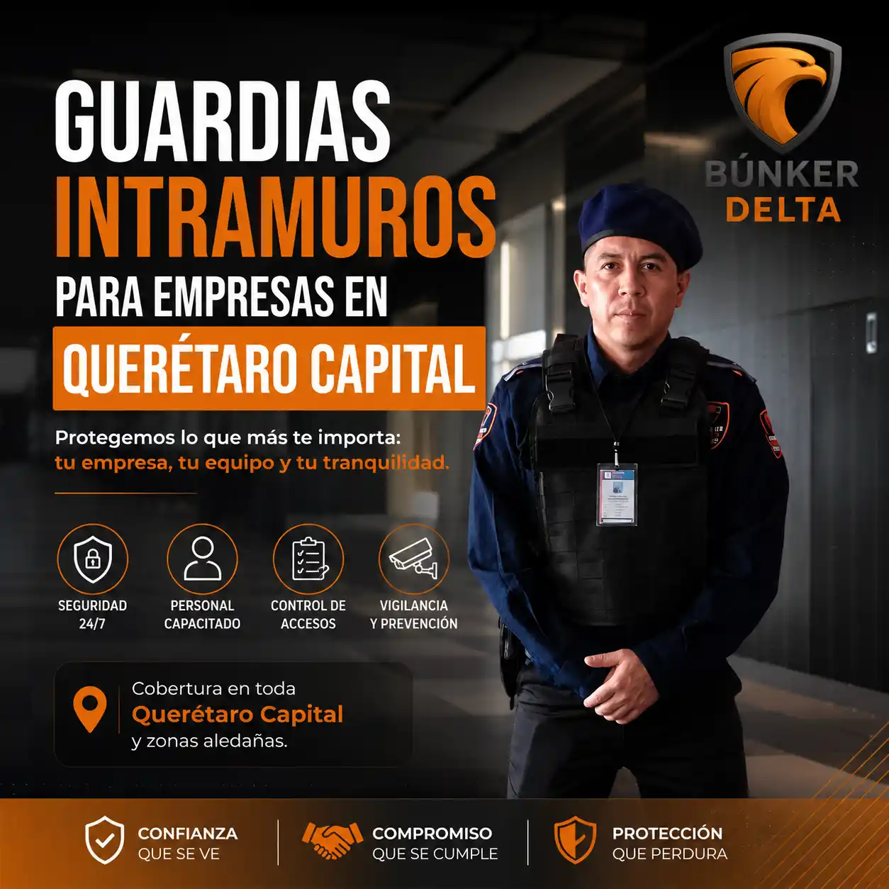 Guardias de seguridad privada en Querétaro Capital