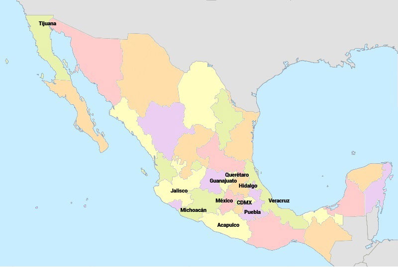 Mapa de México